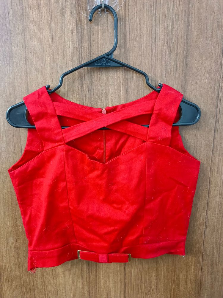 Crop Blouse Top