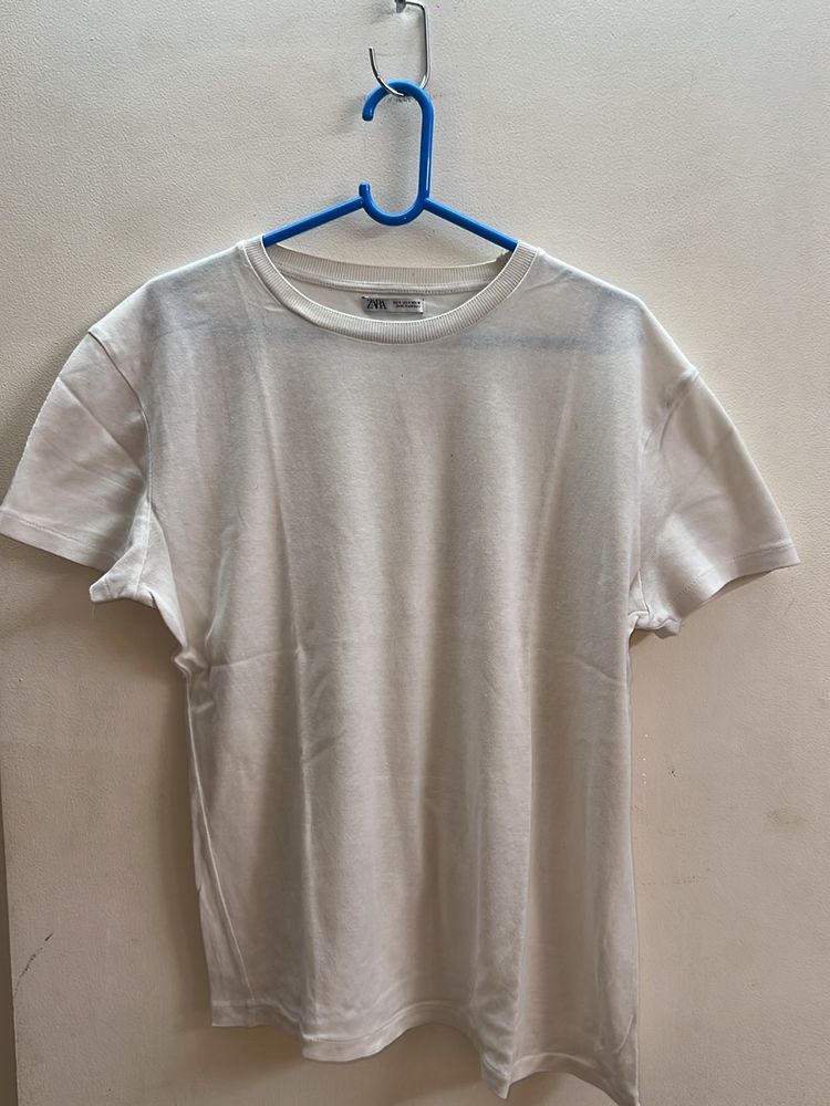 Zara white Tshirt