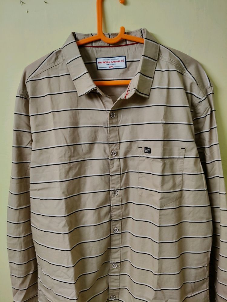 The Indian Garage Co. Striped Casual Shirt