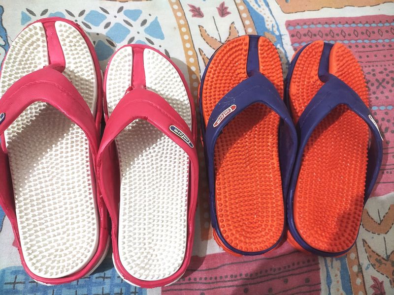 4 Piece Combo Men Branded Hawaii Slipper