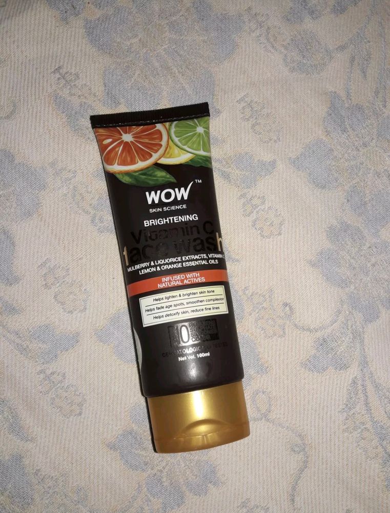 UNUSED PRODUCT WOW FACEWASH REALLY NICE AND GOOD