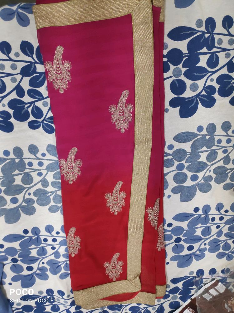 Beautiful Double Shade Saree