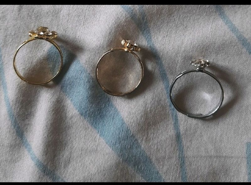 Set Of 3 Beautiful Rings