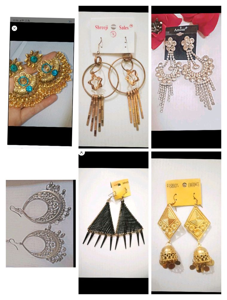 6 Jodi Earings Combo