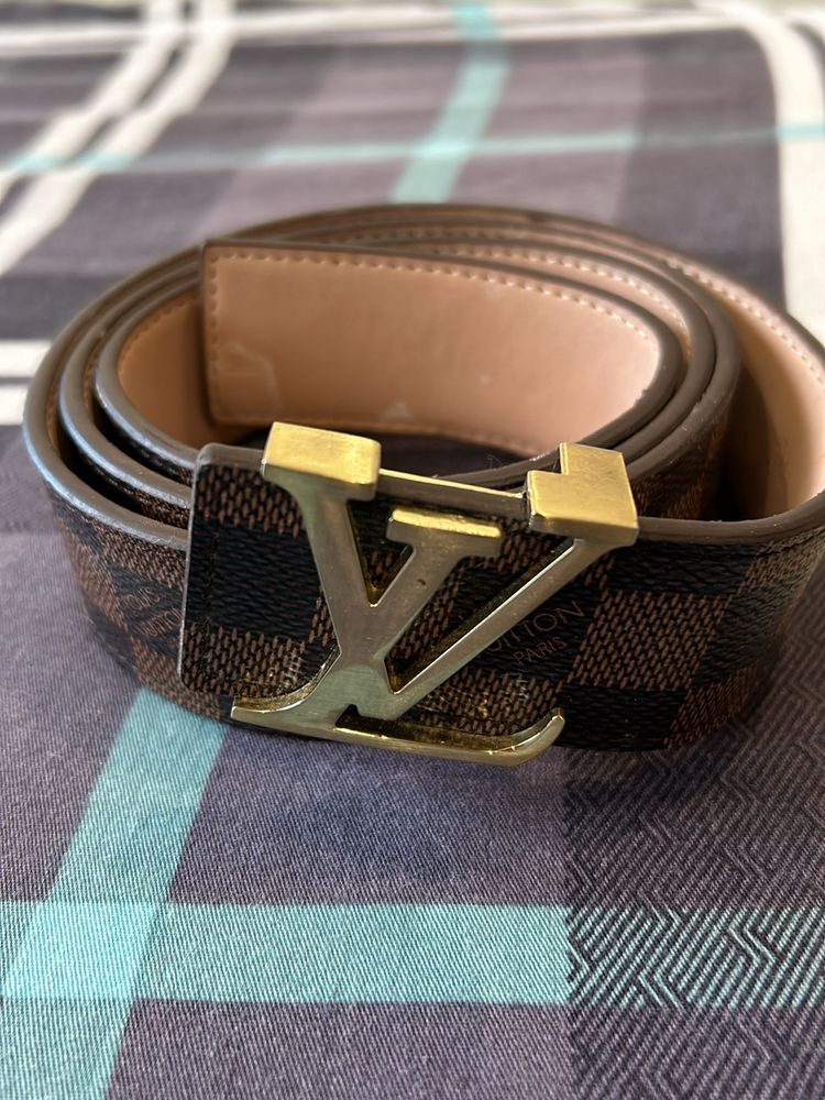 LV Brown Golden Belt