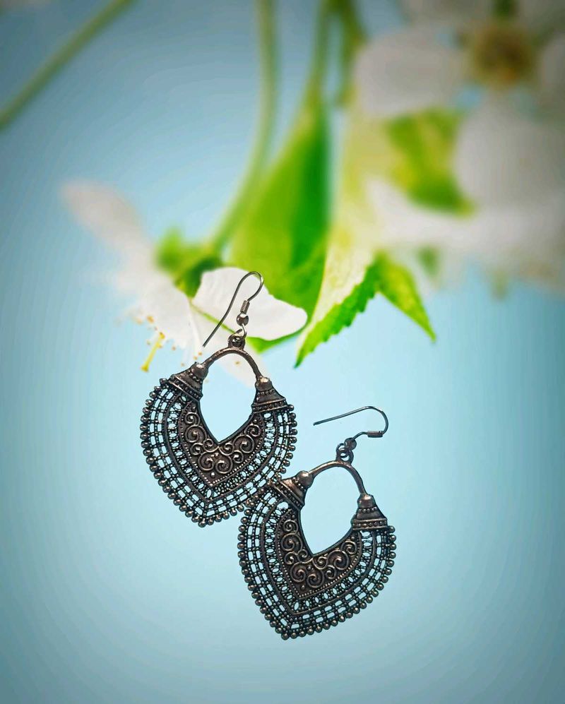 oxidised earrings