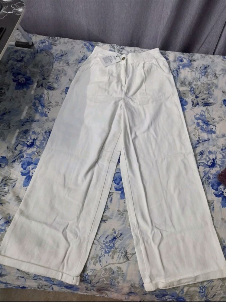 Relaxed Straight Fit Trousers