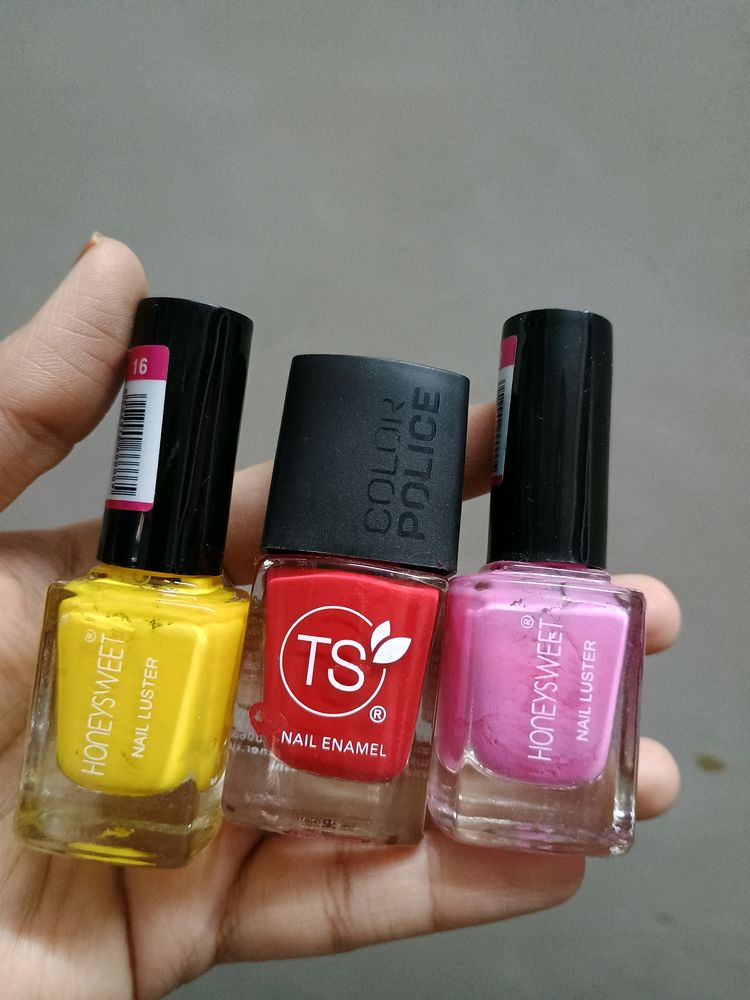 Combo Of 3 Nail Paint