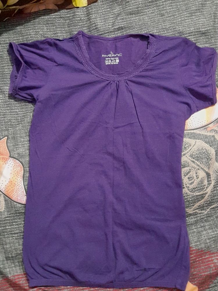 Cotton Top For Girls