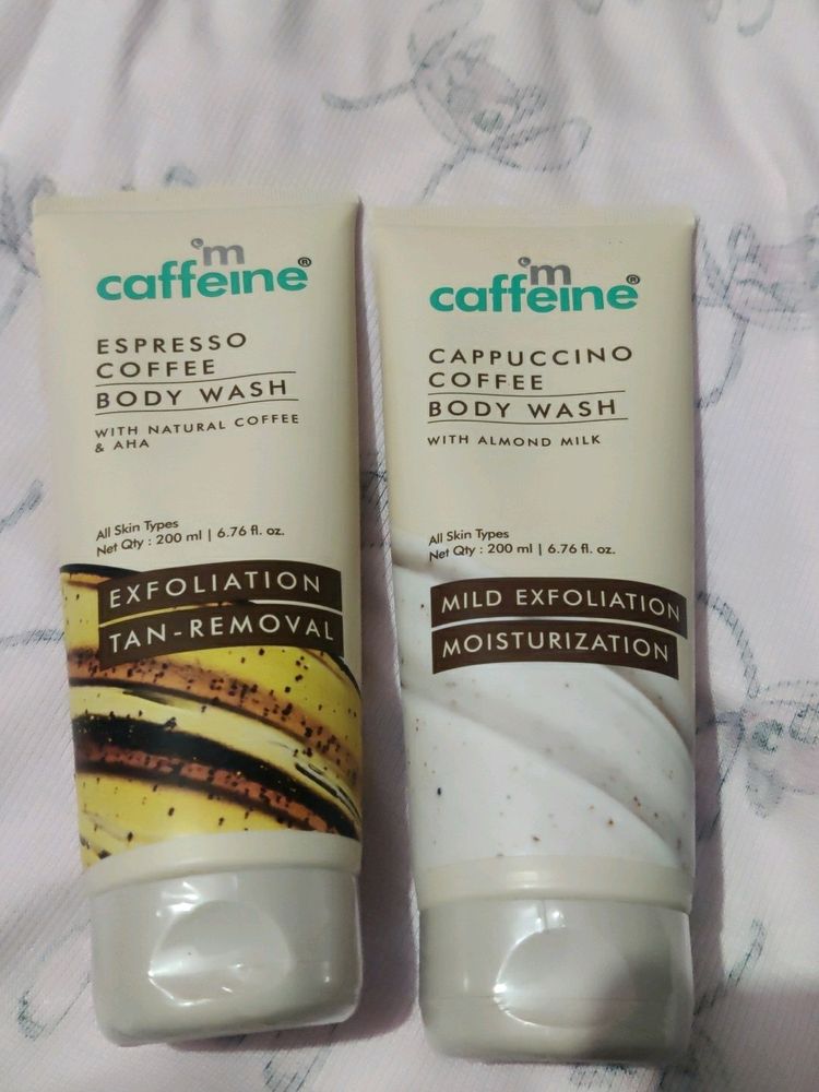 Mcaffeine Espresso Body Wash & Cappuccino Bodywash