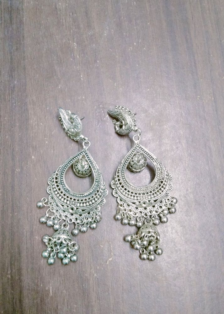 Long Jhumka Earrings