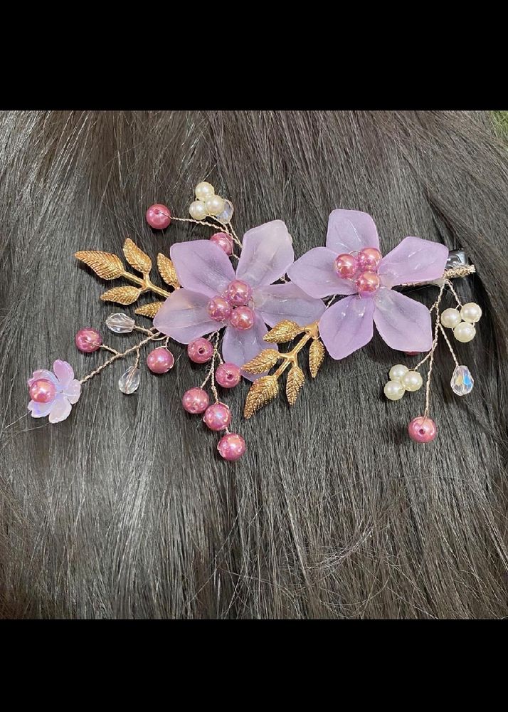 Lavender And Pink Contrast Hair Clip