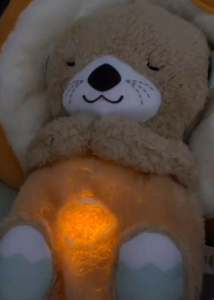 Breathing Soothe Snuggle Baby Otter Teddy