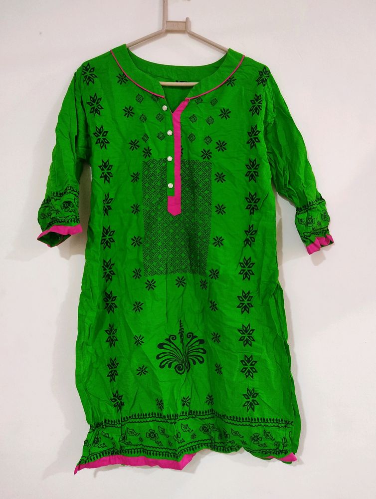 Beautiful Green Kurta