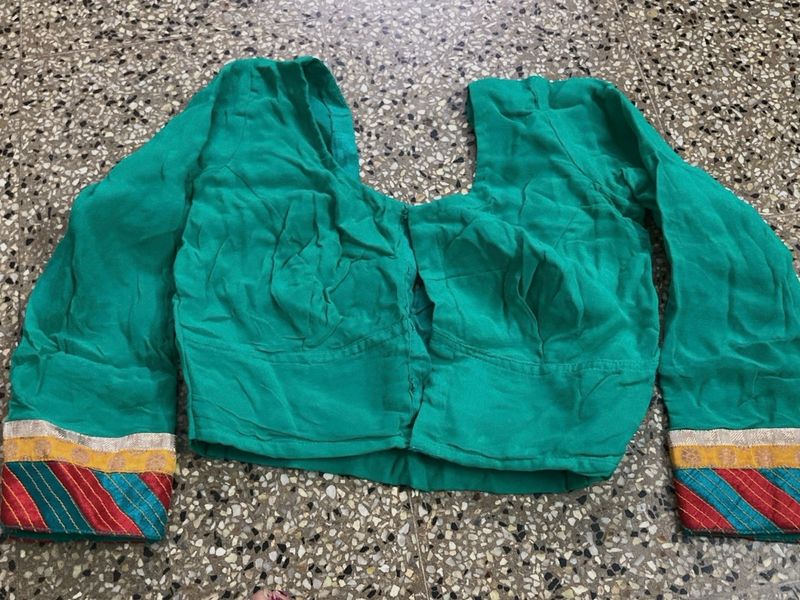 Green Blouse For Grabs