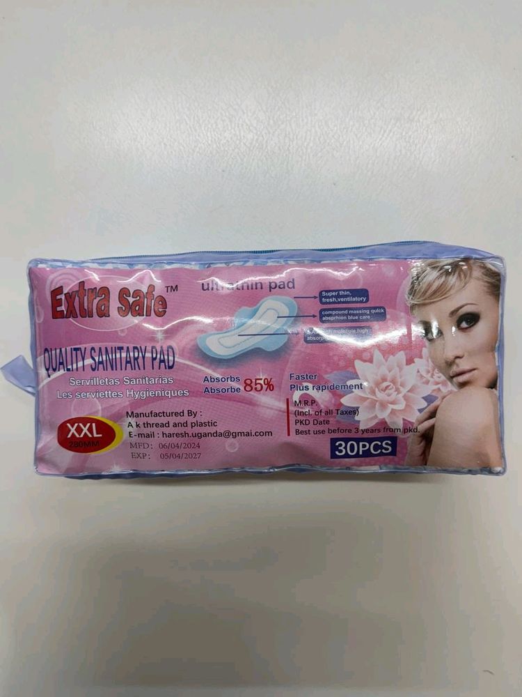 Pouch Packing Sanitary Pads XXL | Ultra-thin