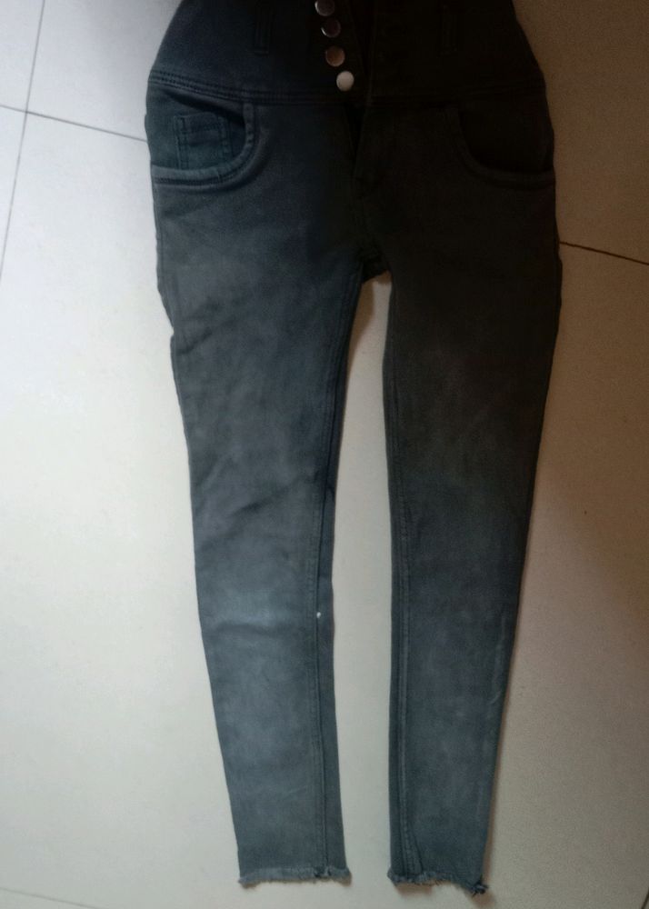 Grey Denim For Womens