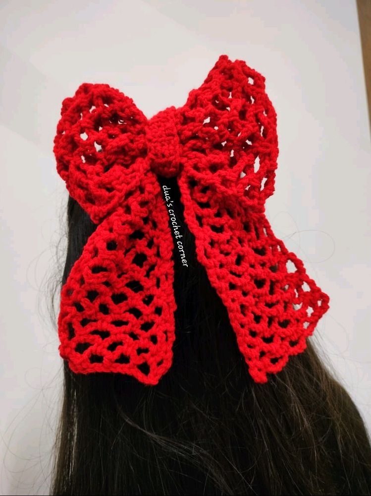 Crochet Hair Bow