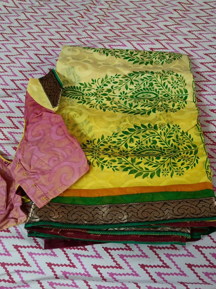 Takali Work Saree