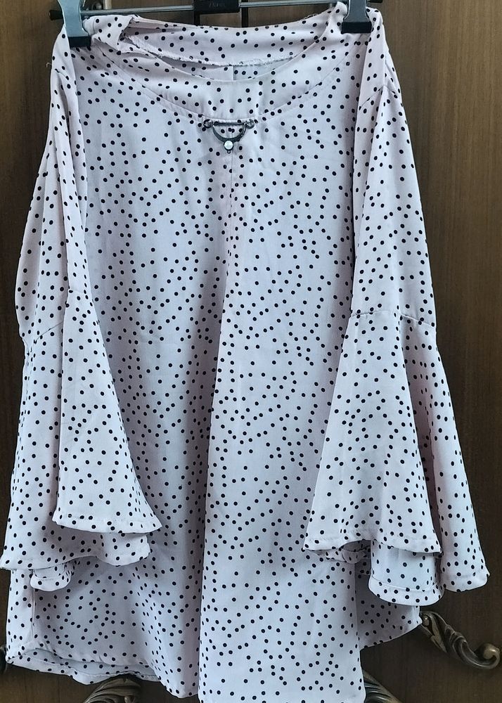 Baby Pink Polka Dots Top