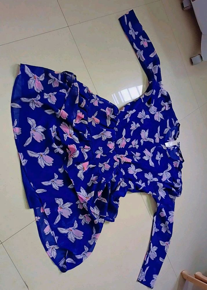 Blue Short Frok