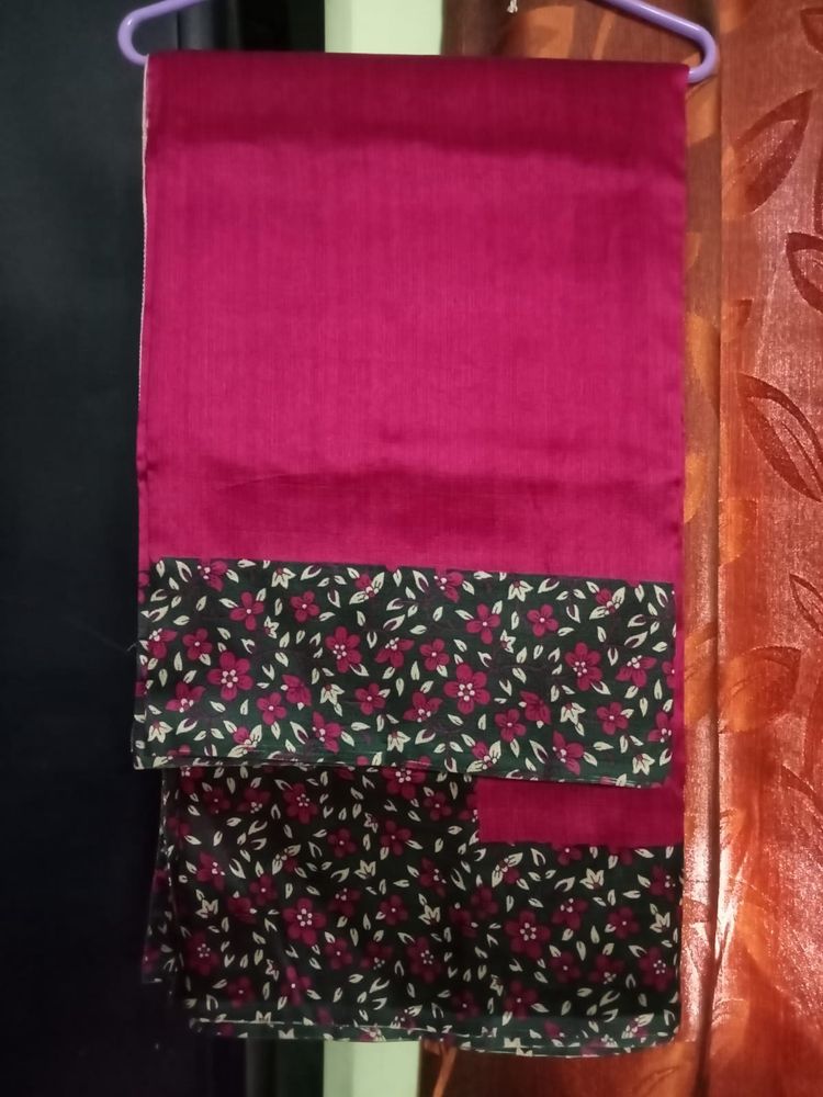 🥰 Magenta Art Silk Saree 🥰