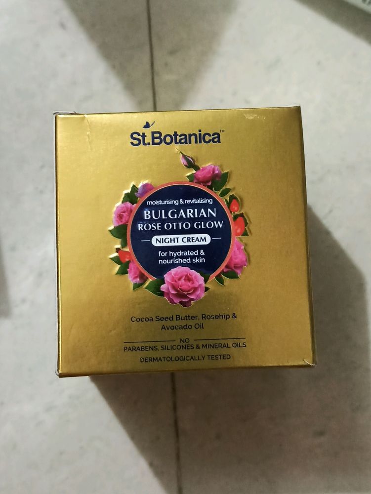 St Botanica Bulgarian Rose Otto Glow Night Cream