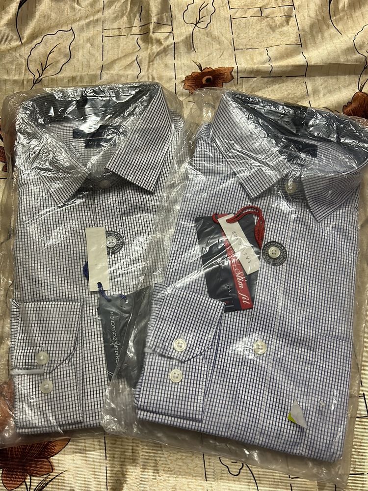 Mega Offer- Combo Of 2 Checked Men Shirt-40inc