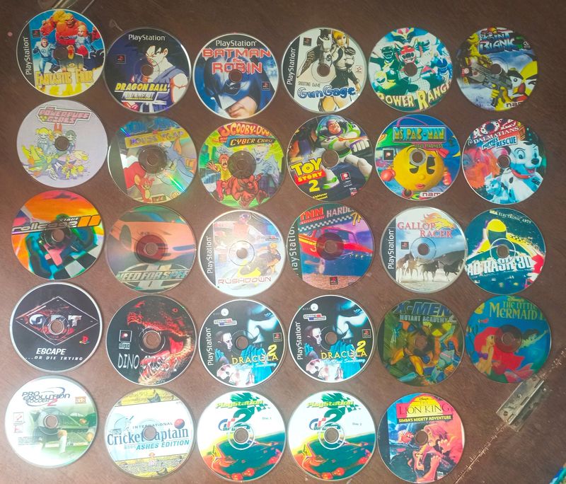 Sony Playstation 1 Game CDS Pack Of 60