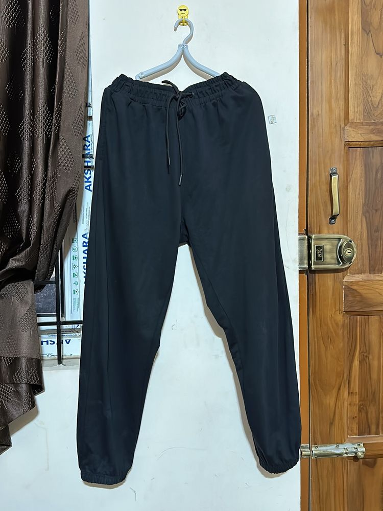 Bewakoof Jet Black Joggers