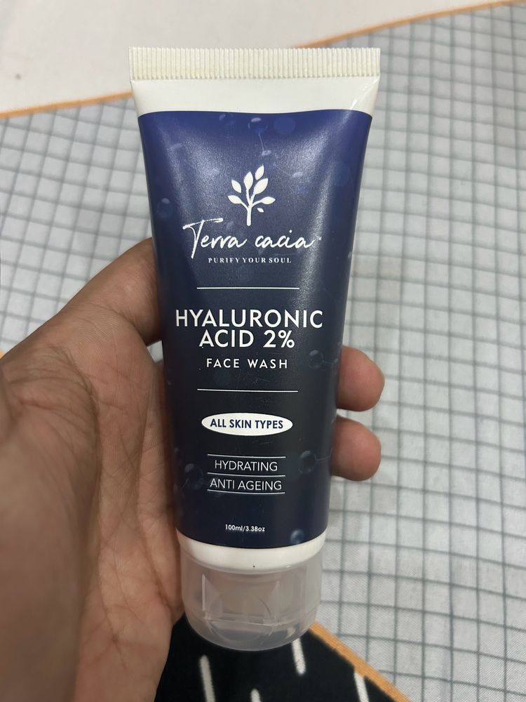 Terra Cacia Hyaluronic Acid 2% Face Wash - 2qty