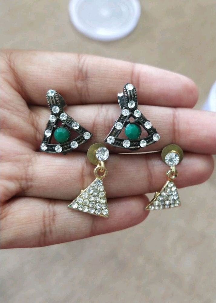 Trainglur Shapes Earings