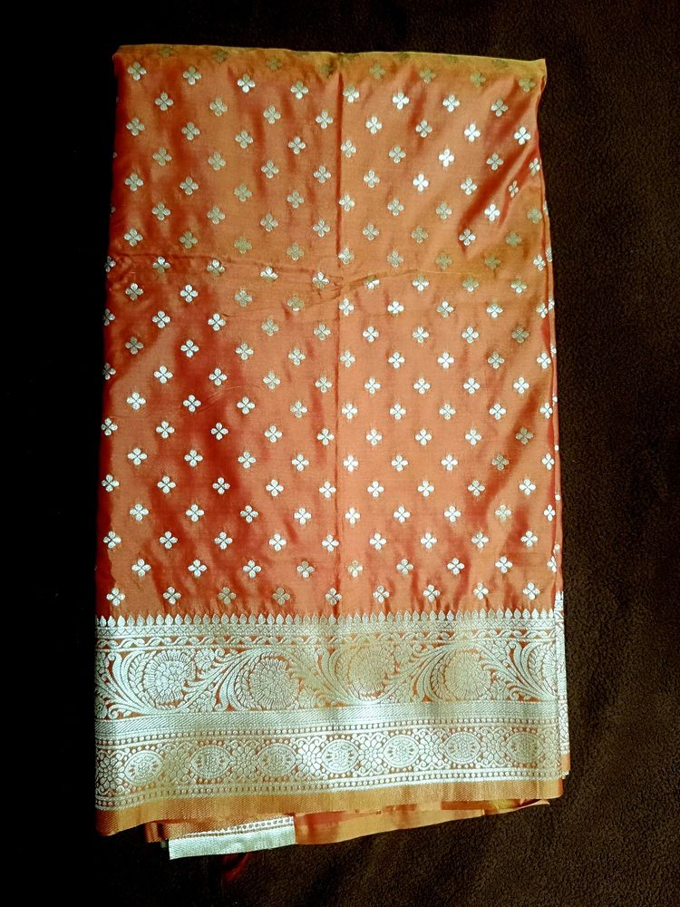 🧡🧡Fabulous Katan Banarasi Silk Saree