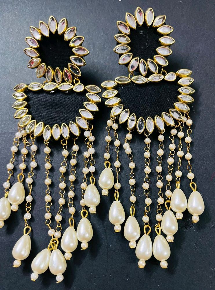 Fancy Party Wear Have Long Size Earrings