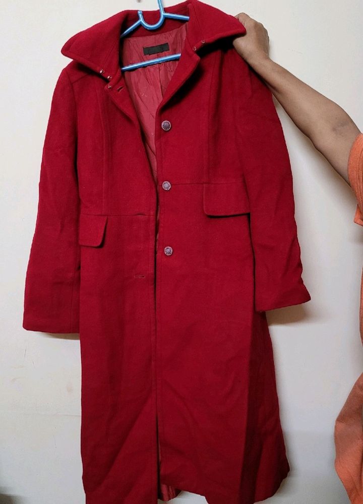 NEW YEAR OFFER!! Red Long Coat Imported