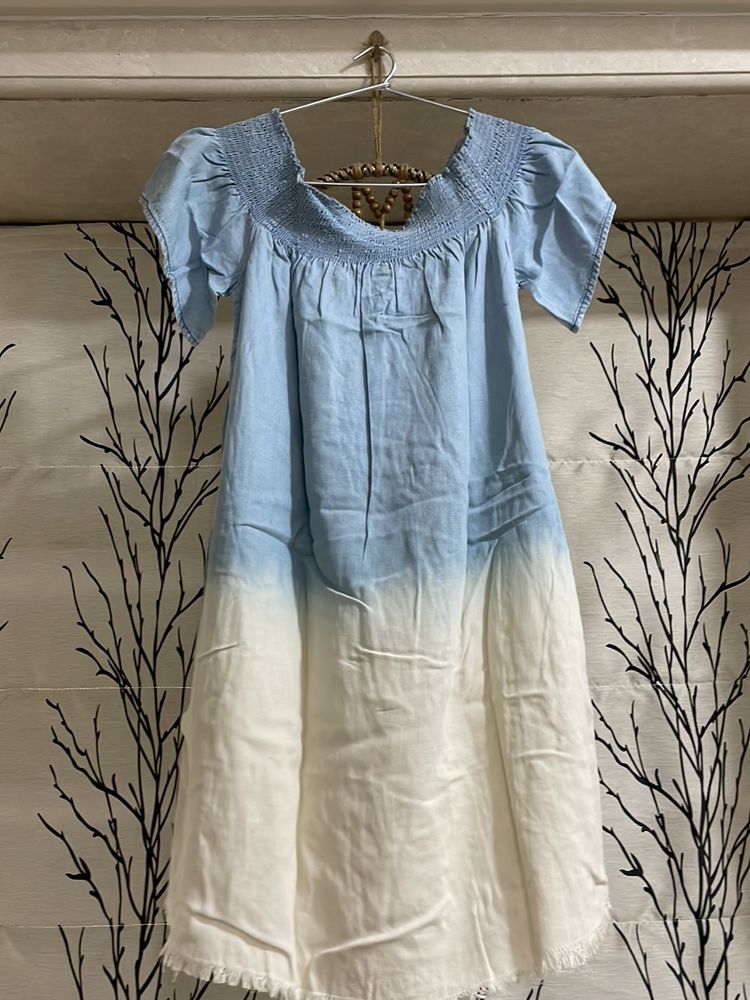 Forever 21 Off Shoulder Denim Dress