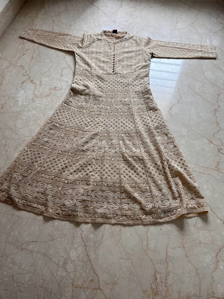 Chikankari Flare Kurta