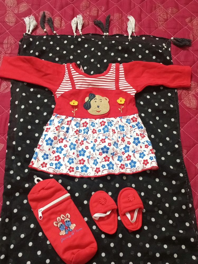 PRICE DROP!!!Three Baby Dress Combo (Only For 300₹