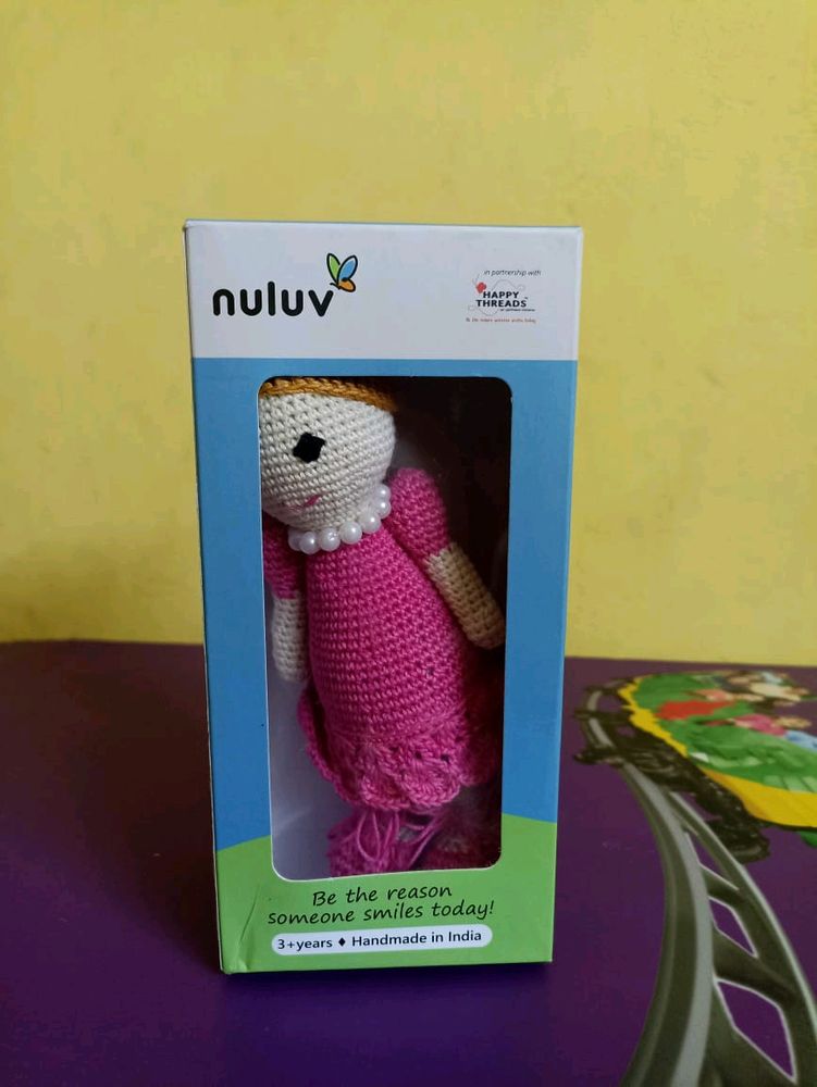 Nuluv Happy Threads Neckless Doll New