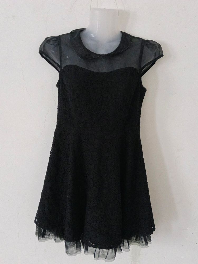 BLACK FROCK DRESS