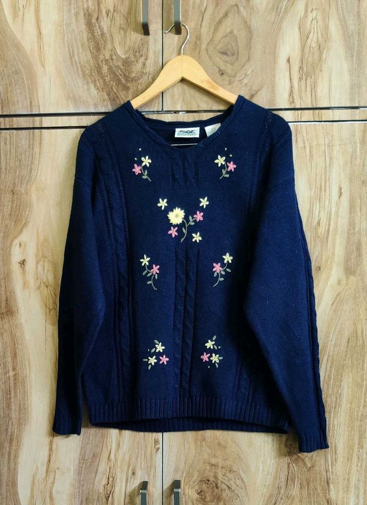 Dark Blue  & Black  Sweater Size-42 (Combo)