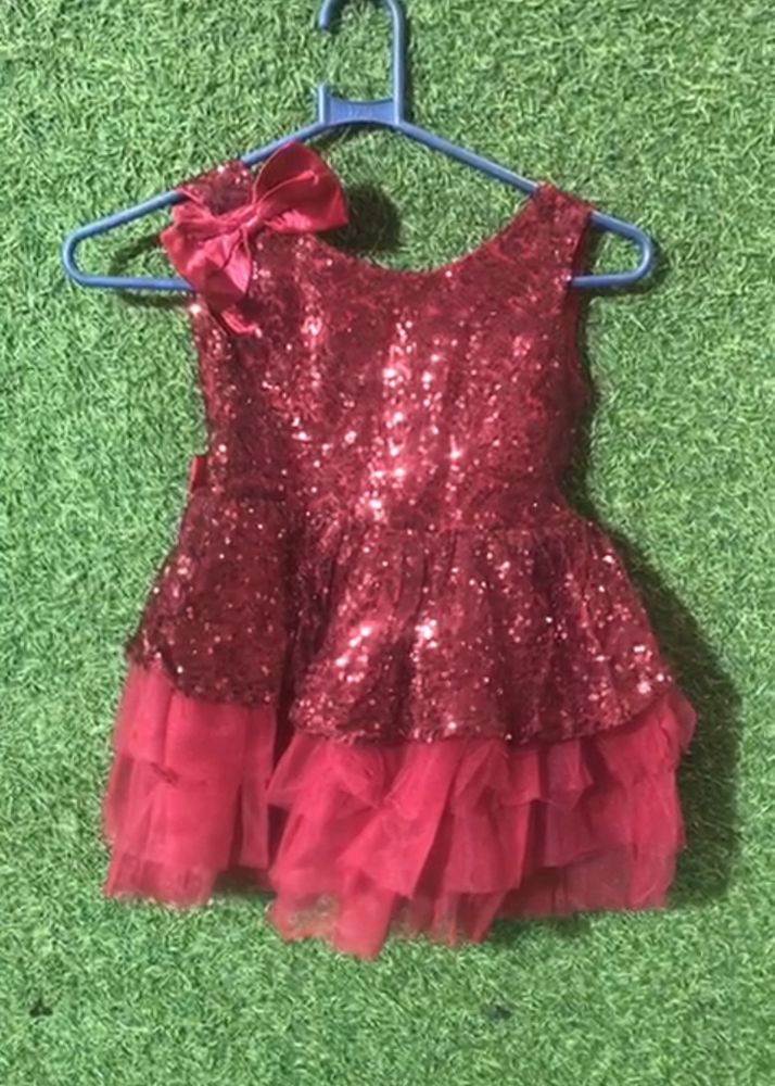 Hopscotch Sequins Sirosa Frock