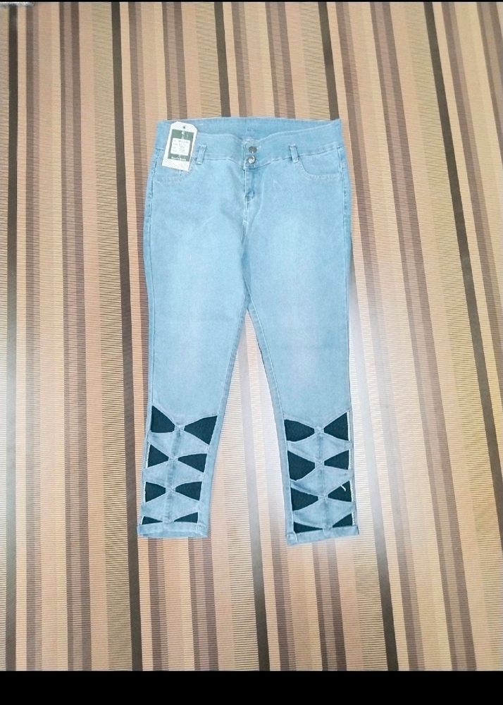 S-4 Size 34 Slim Fit Women Denim Jeans