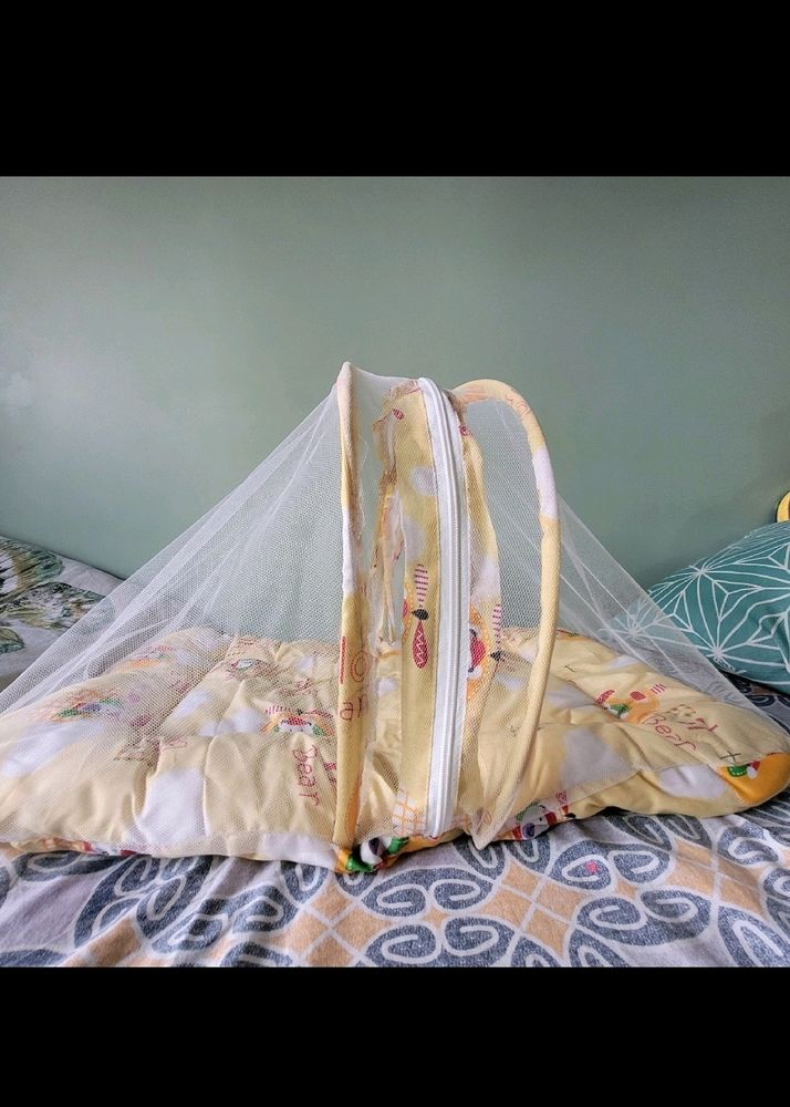 Baby Carrier And Bed With Mosquito Net Combo