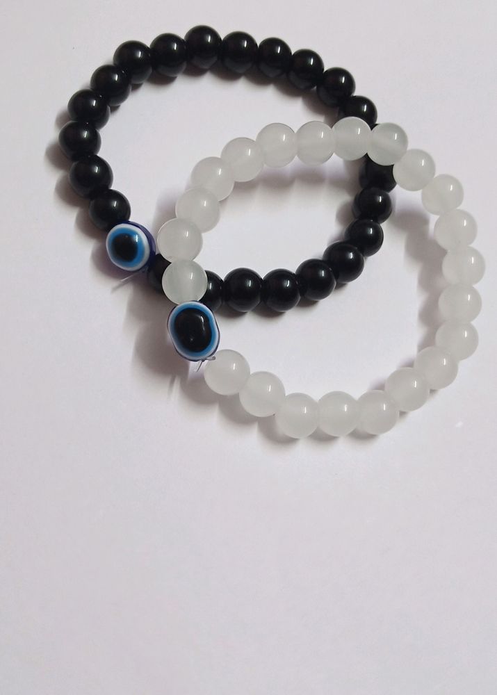 COUPLES EVIL EYE BEADS BRACELET