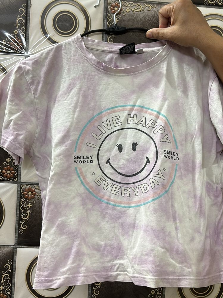 Tie & Dye Lavender Tshirt