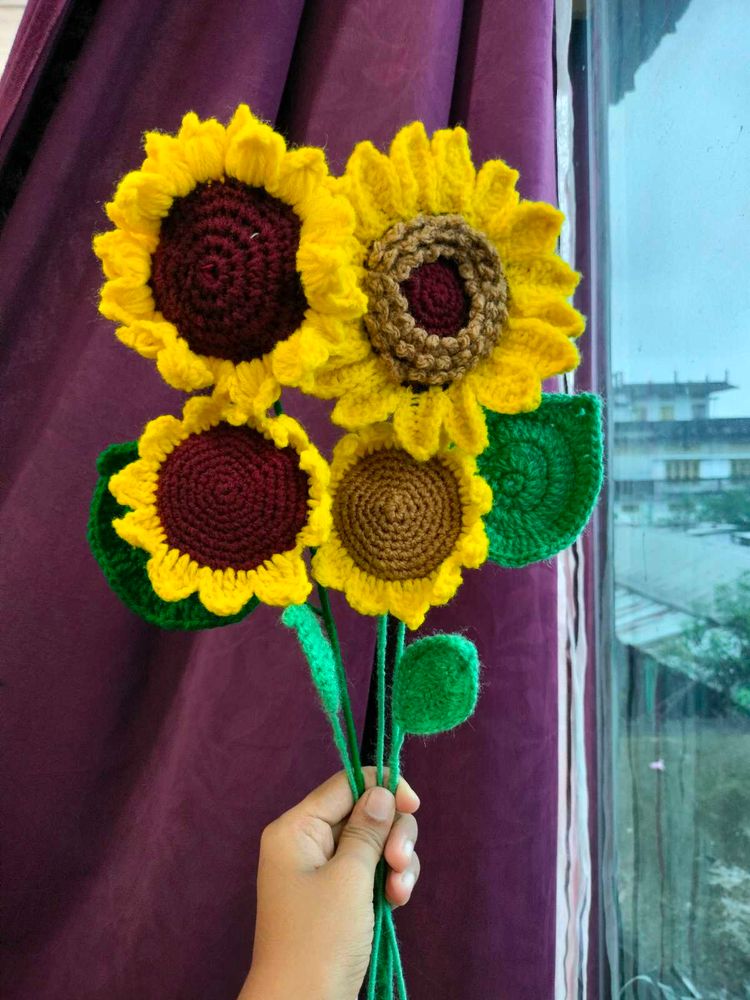 Crochet Sunflower