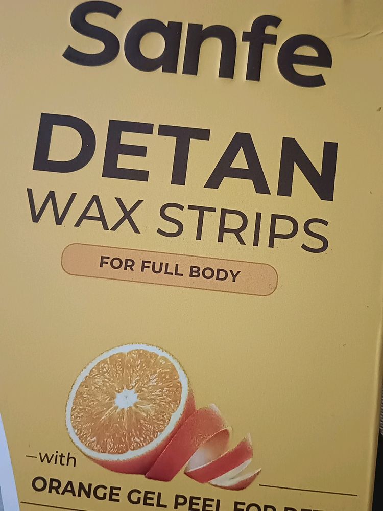 Sanfe Detan Wax Strips