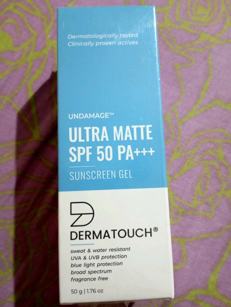 ultra matte sunscreen gel