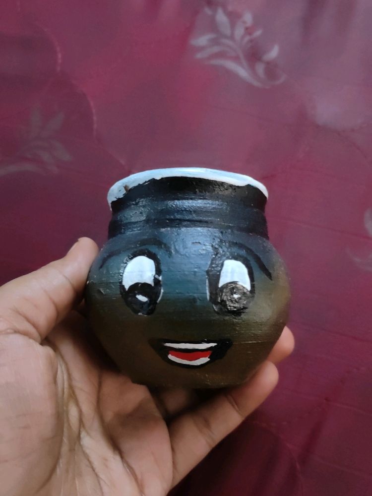 Small Earthen Pot For Decoration And Plants